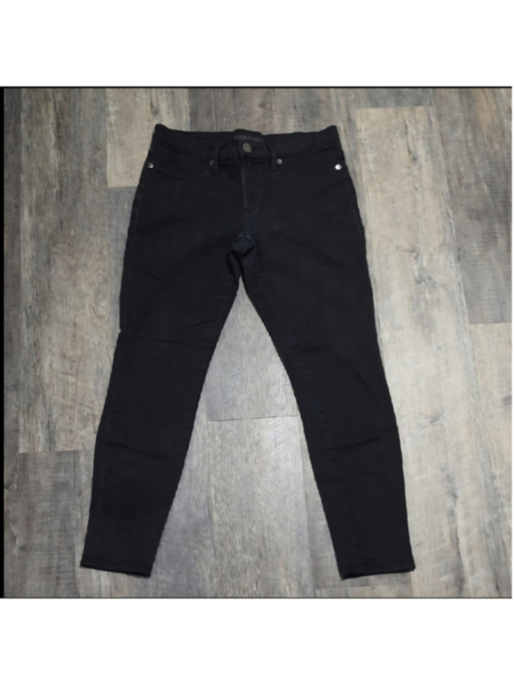 Rock & Republic Jeans Women's Size 10 Kashmiere Black Skinny Leg Pants